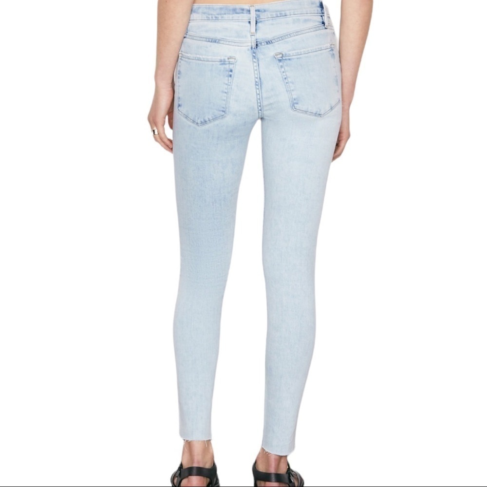 Frame Le Skinny De Jeanne Crop 26 Light‎ Denim Jeans - Picture 3 of 9